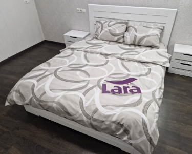 Постельное белье LARA сатин d13254p полуторное