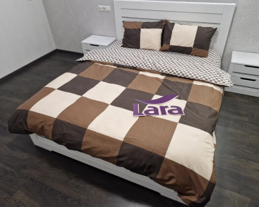 Постельное белье LARA сатин d13237s семейное 2х150х220 см