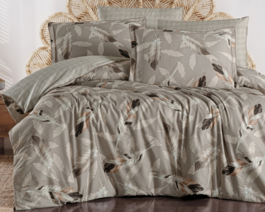 Турецкое постельное белье La Romano Premium Satin Perlan Wind евро