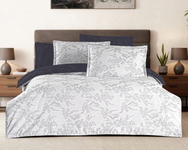 Турецкое постельное белье La Romano Mona Premium Satin Merida Grey евро