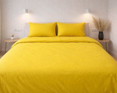 Постельное белье LARA бязь d11192s Yellow семейное