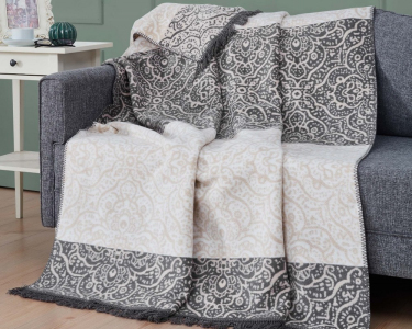 Турецкий хлопковый плед Aksu Antray 180×220