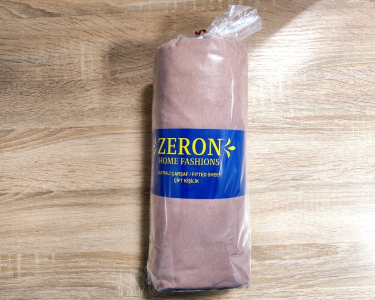 Простынь на резинке трикотажная Zeron Cappuccino 90х200х30