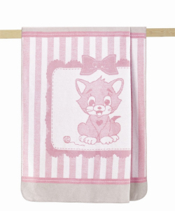 Плед Arya Kitty pink детский 100х120