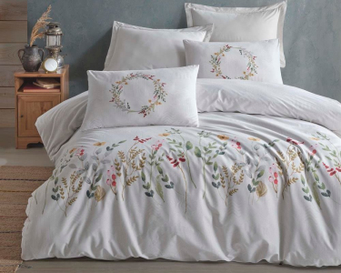 Постільна білизна Altinbasak Creaforce ранфорс Elias Marble євро