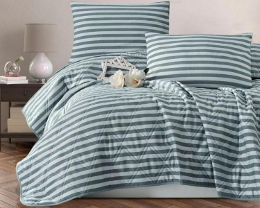 Покривало стьобане двостороннє EnLora Home Water Yollu Saten 240х220