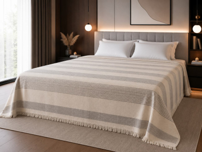 Простынь махровая Parisa Home Pike 150х200 плотность 400 г/м2 бежевая