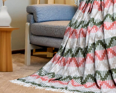 Турецкий новогодний плед Sesli 20969 150х200 см