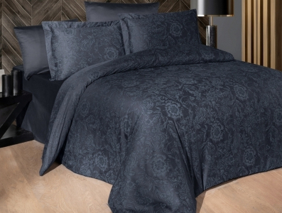 Турецкое постельное белье First Choice Cotton Satin Advina Eclipse евро