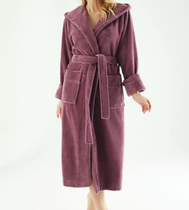Халат велюровий Nusa NS 6890 Мurdum жіночий розмір XXL