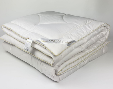 Ковдра демісезонна вовняна Iglen Жаккард євро 220х240