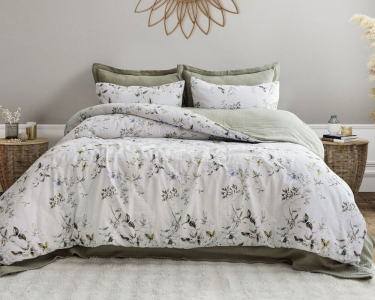 Турецкое постельное белье из муслина Saheser Digital Muslin 200х220 см Grazia