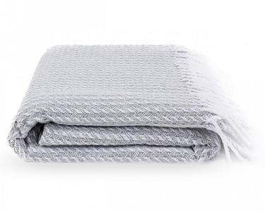 Хлопковый плед-покрывало Lanavitta 170х210 Топаз серый