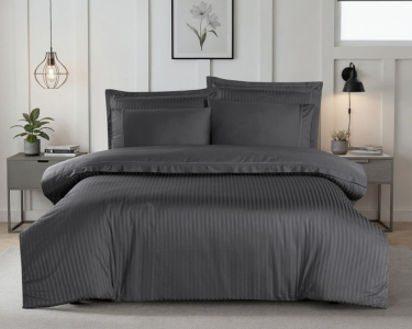 Турецкое постельное белье La Romano Mona Premium Satin Orcella Grey евро