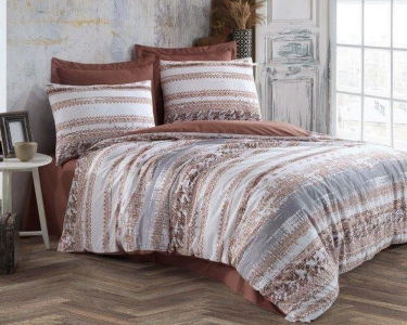 Постільна білизна Altinbasak Creaforce ранфорс Ruby Cinnamon євро