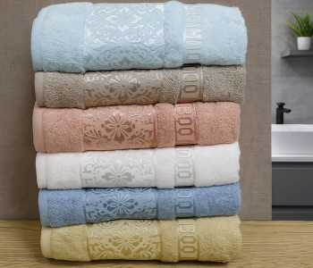 Набор бамбуковых махровых турецких полотенец Cestepe 6 штук Bamboo Royal 50х90