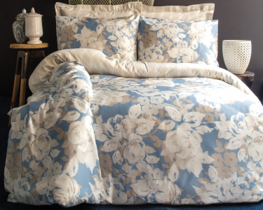 Турецкое постельное белье Issimo Cotton Satin 200 х 220 см Deco Rose