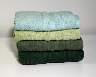 Набір махрових рушників 50х90 Ada Turkey 4 шт Green