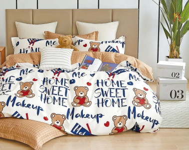 Постільна білизна сатин Bella Villa B-0323 полуторна