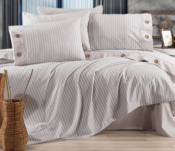 Постільна білизна Altinbasak сатин Bamboo Dome Мarble євро