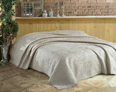 Покривало акрилове Sesli турецьке 220х240 Kofe