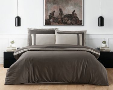 Турецкое постельное белье La Romano Mona Premium Satin Alara Iron евро