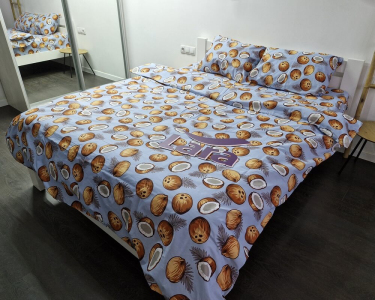 Постільна білизна LARA бязь d11294d двоспальна