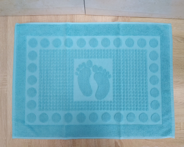 Турецкое полотенце для ног Zeron 50х70 Turkuaz плотность 750 г/м2