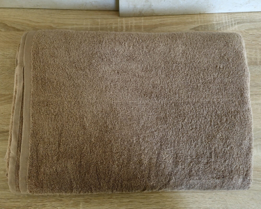 Простынь махровая Vin San 200х220 плотность 400 г/м2 кофе