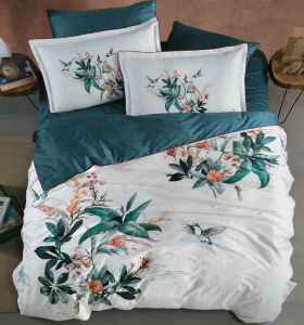 Турецька постільна білизна La Romano Premium Satin Nadia Tapestry євро