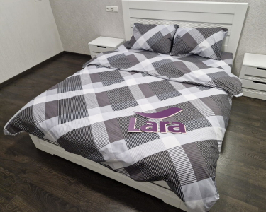 Постільна білизна LARA ранфорс d12072p полуторна
