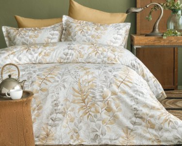 Турецкое постельное белье Issimo Cotton Satin 200 х 220 см Occale Beige