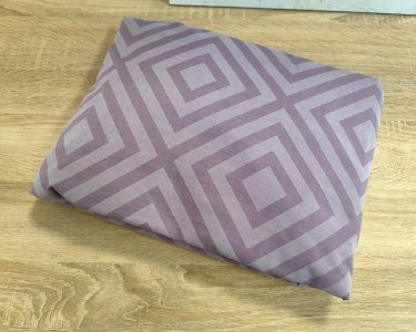 Простирадло на резинці LARA бязь dp11235 Ромб Sea Fog 160х200х25