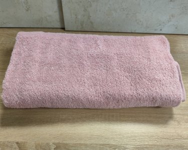 Полотенце турецкое махровое однотонное Zeron 70х140 Pudra плотность 500 г/м2