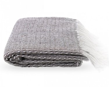 Хлопковый плед-покрывало Lanavitta 170х210 Топаз мокко