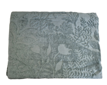 Простынь махровая жаккардовая Parisa Home Premium 150х200 плотность 470 г/м2 изумрудная