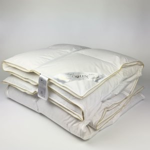 Ковдра зимова Iglen Royal Series пух білий дитяча 110х140