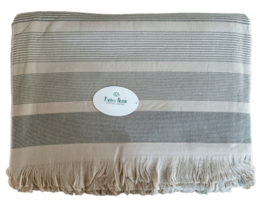 Простынь махровая Parisa Home Pike 150х200 плотность 400 г/м2 бежевая