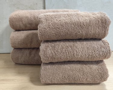 Полотенце махровое однотонное Turkey 50х90 Kahve плотность 500 г/м2 петля 16/1 ОПТ от 10 шт