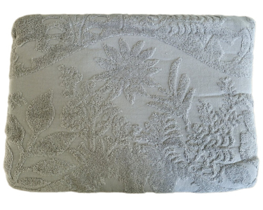 Простынь махровая жаккардовая Parisa Home Premium 150х200 плотность 470 г/м2 серая