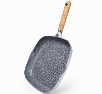 Сковорода-гриль Fissman SHADOW BORNEO 28 см алюминиевая 5069