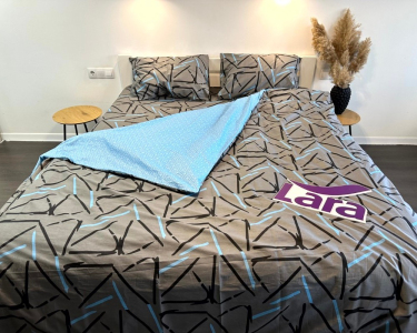 Постільна білизна LARA сатин d13189d двоспальна