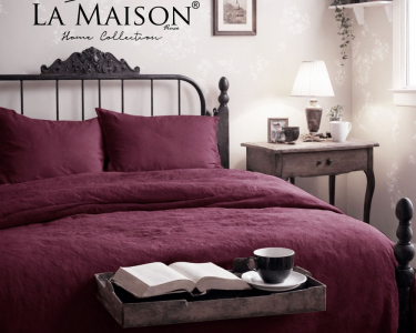 Турецкое постельное белье из вареного хлопка La Maison Stonewashed Ranforse 200 х 220 см Mariella Cerry