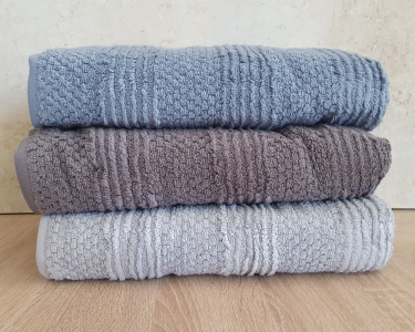 Набор турецких махровых полотенец Cestepe MicroCotton Premium 3 штуки 70x140 Nesha плотность 600 г/м2