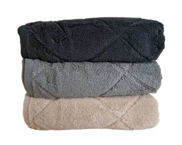 Набір турецьких махрових рушників Cestepe MicroCotton Premium 3 штуки 50x90 Voli 2 щільність 600 г/м2