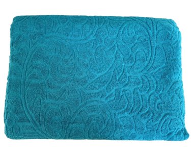 Простирадло махрове жакардове Parisa Home 200х220 щільність 400 г/м2 бірюза
