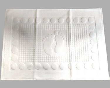 Турецький рушник для ніг Zeron 50х70 White щільність 750 г/м2