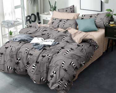 Постільна білизна LARA бязь d11085p2 полуторна