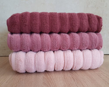 Набор турецких махровых полотенец Cestepe MicroCotton Premium 3 штуки 70x140 Ezgi 5 плотность 600 г/м2