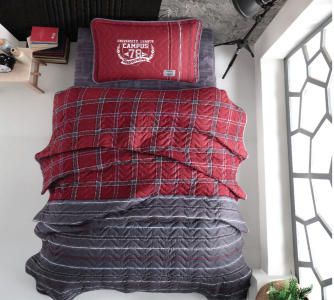 Покривало стьобане Clasy 180х240 Campus V1 з наволочкою 50х70